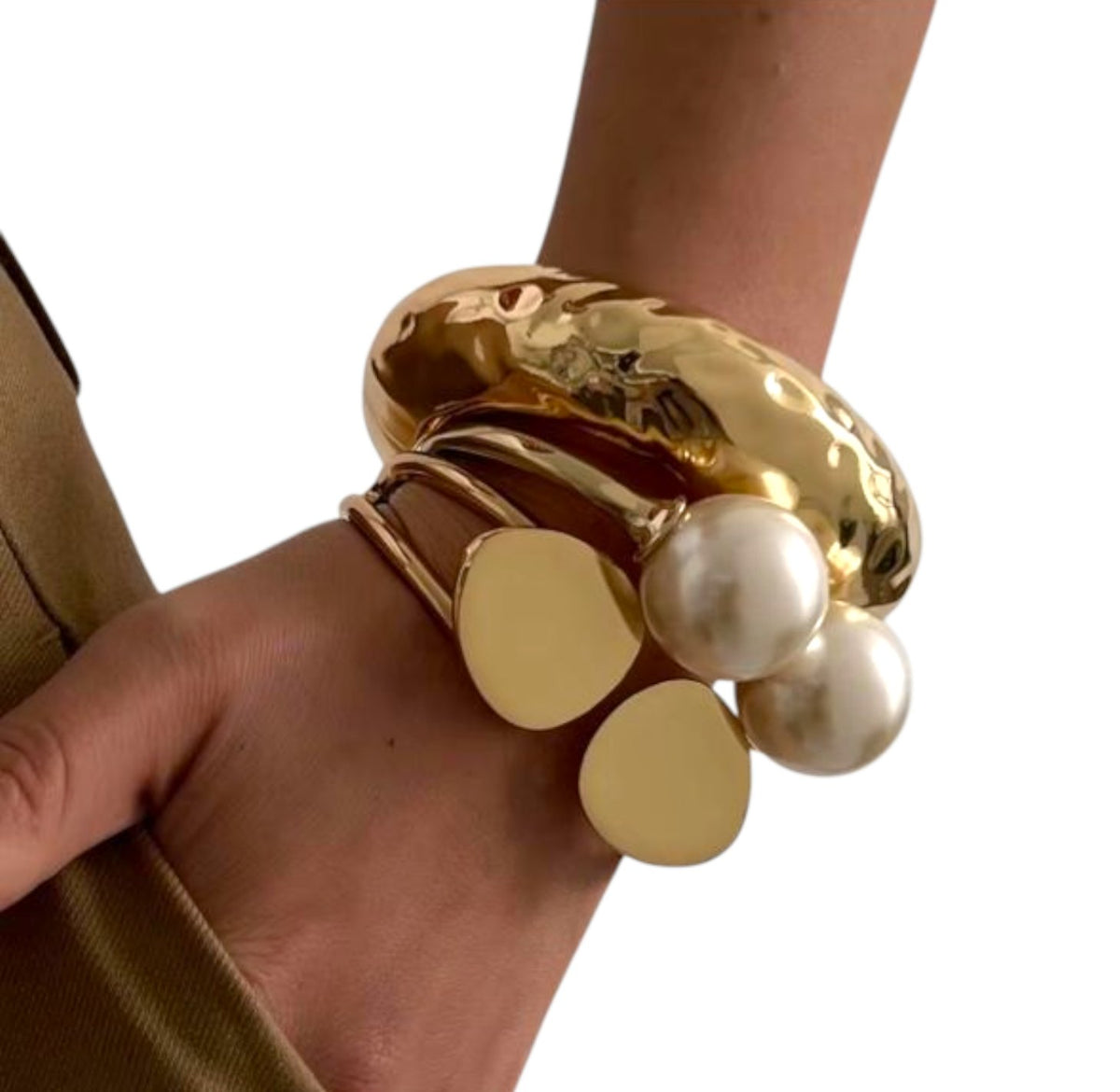 Fashion jewelry collection featuring gold and silver necklaces.