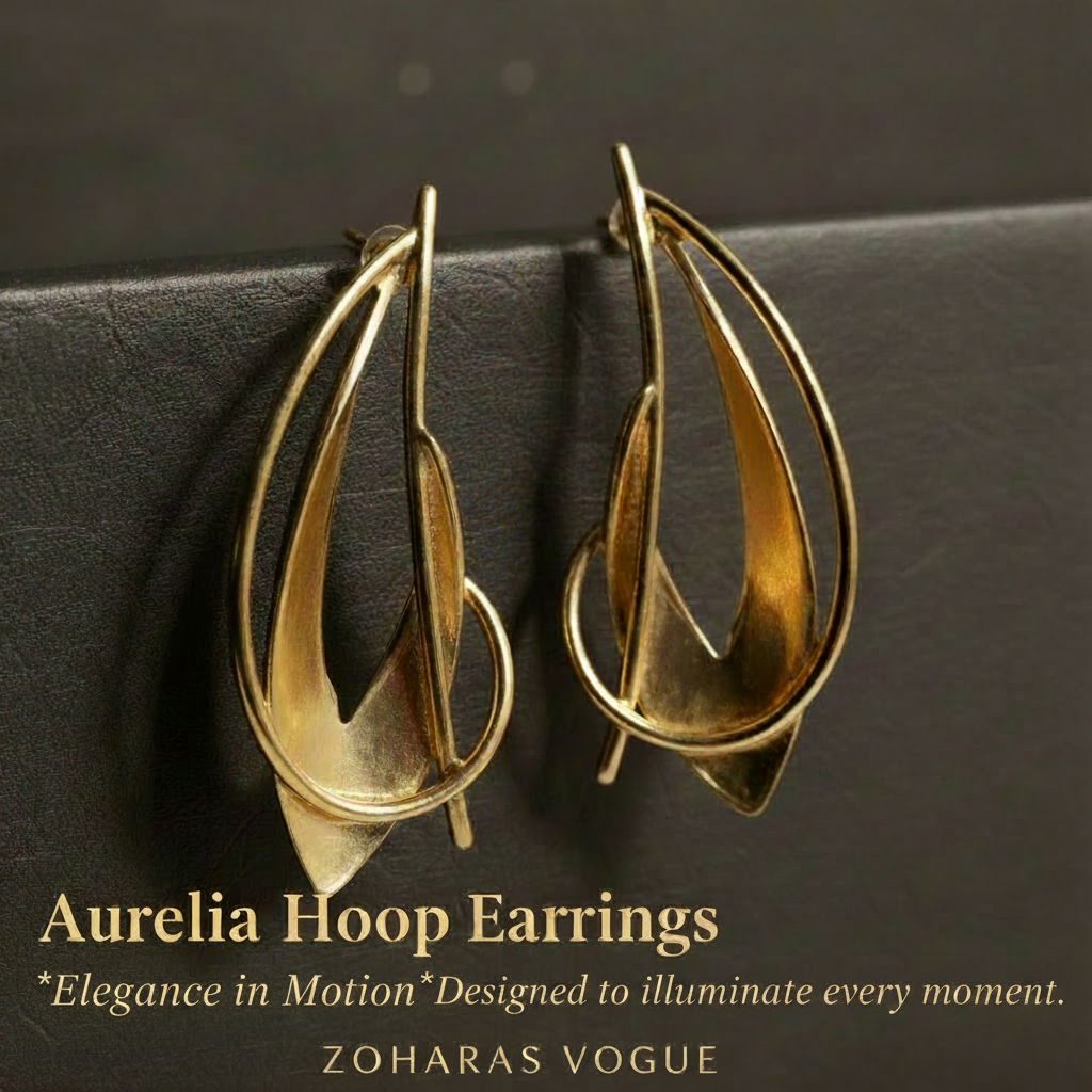 Aurelia Hoop Earrings - ZOHARAS VOGUE