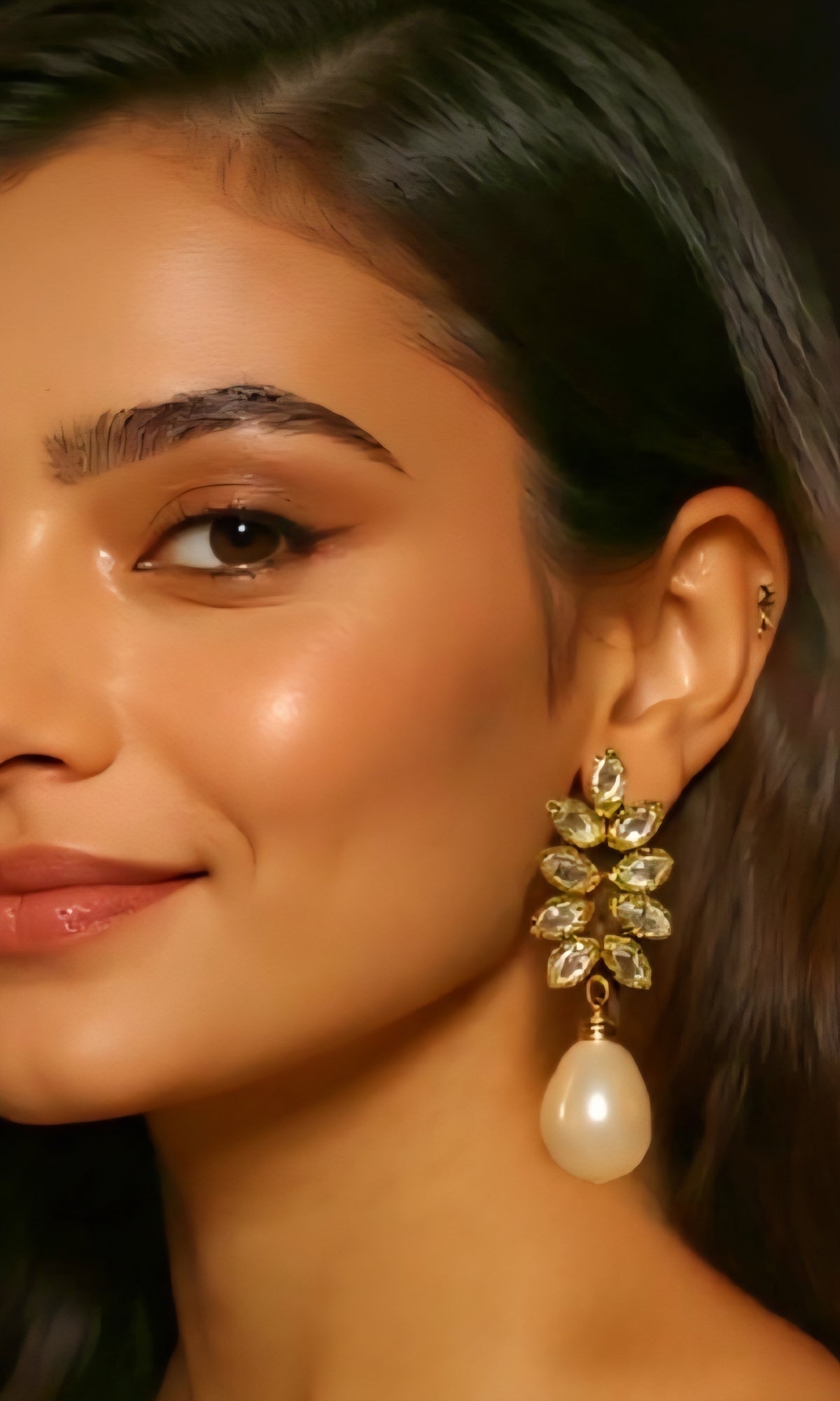 Aurelia Pearl Drop Earrings