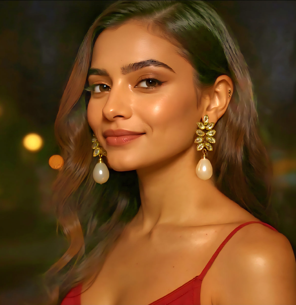 Aurelia Pearl Drop Earrings