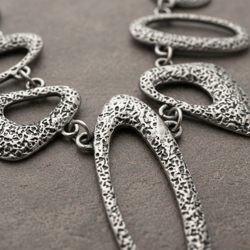 Boho Silver Hoop Necklace - ZOHARAS VOGUE