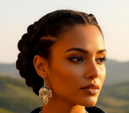 The earrings cascades gracefully, highlighting your neckline with brilliant shimmer. Paired with matching crystal necklace, it's perfect for evening. ZoharasVogue 