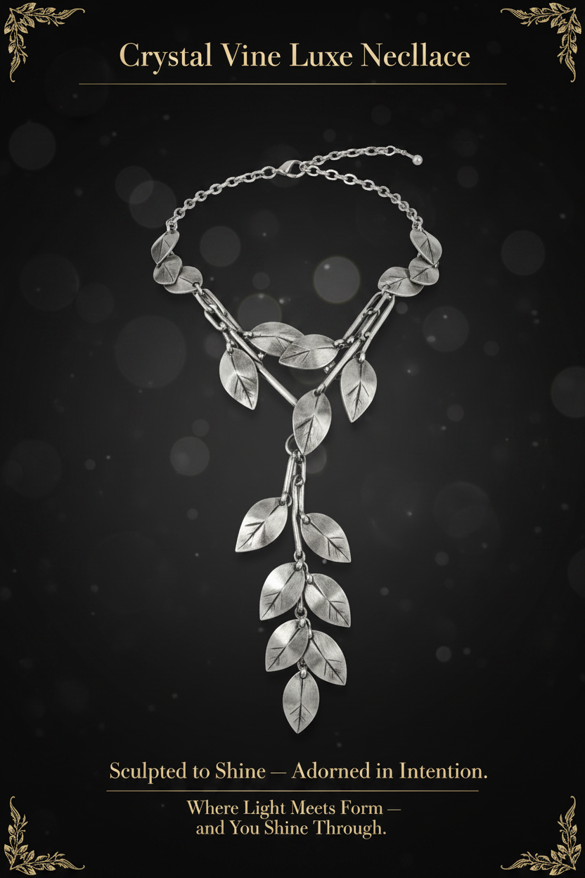 Crystal Vine Luxe Necklace - ZOHARAS VOGUE