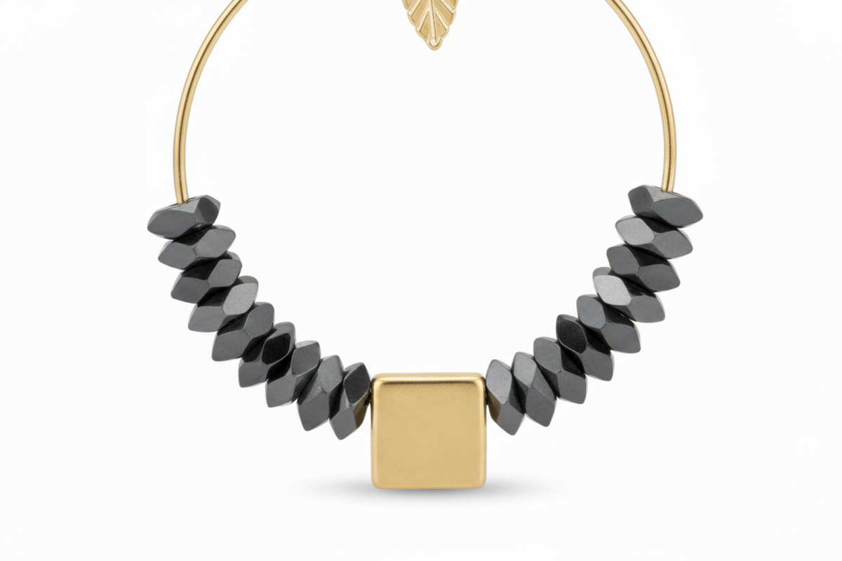 Eclat Gold Hoop Earrings - ZOHARAS VOGUE