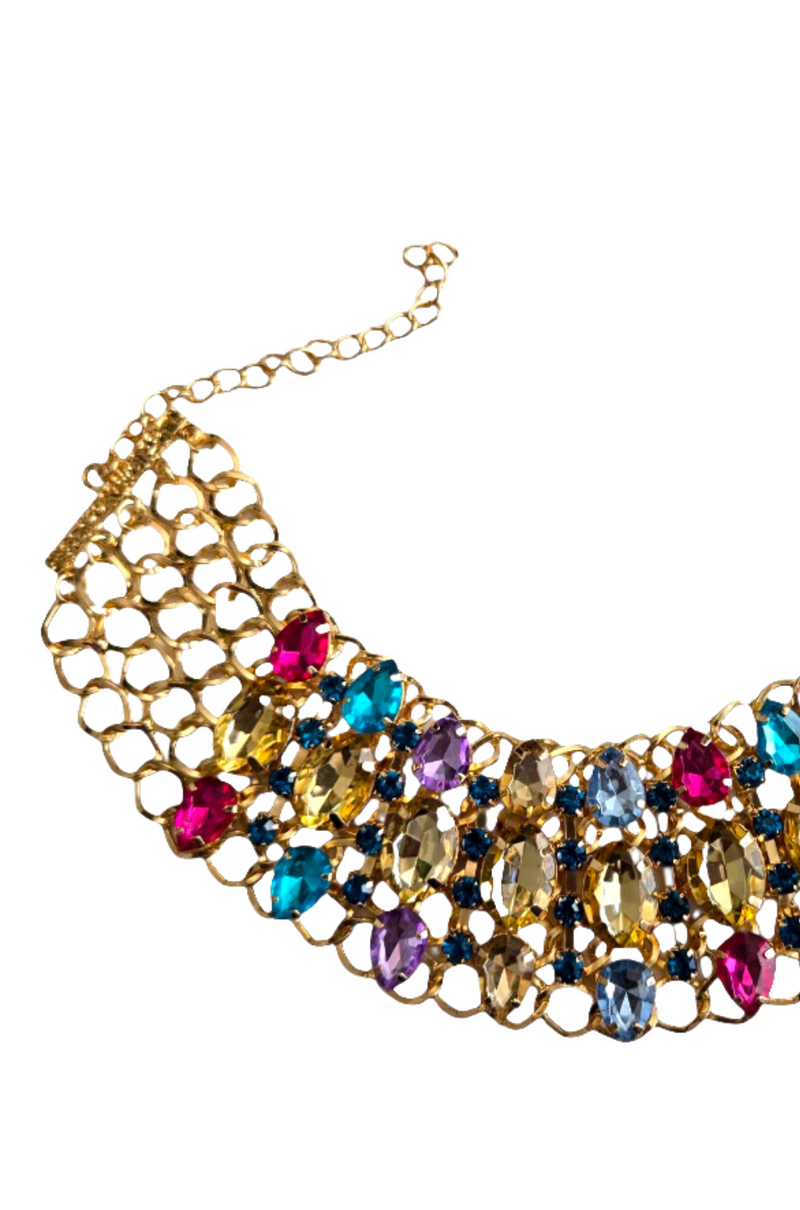 Envy Crystal Lattice Choker | Statement Jewelry by Zoharas