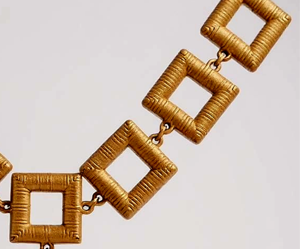 Ailani Geo Luxe Necklace -  14k