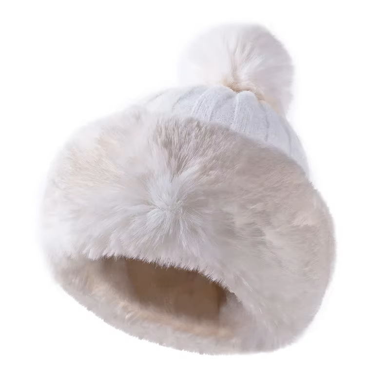 Lola's Cozy Pom-Pom Beanie