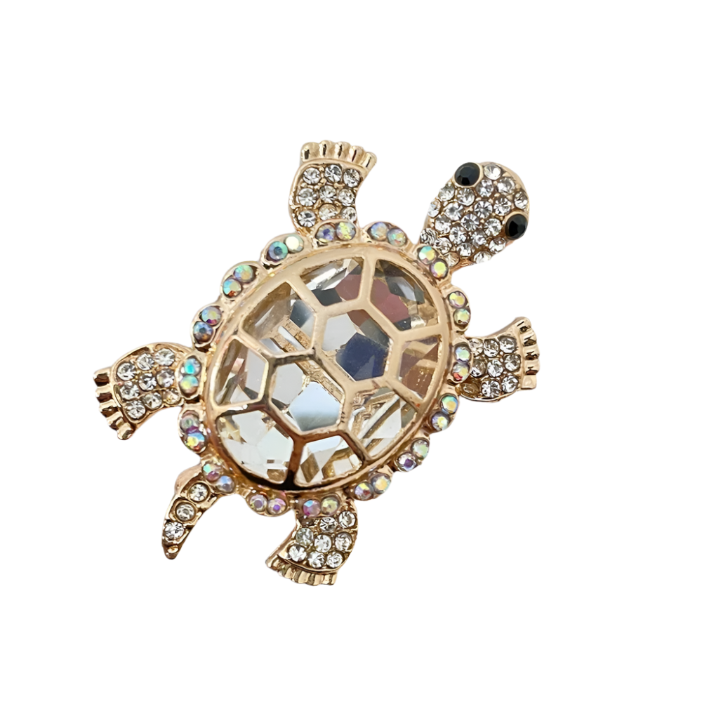 Sea Turtle Crystal Brooch DSERs