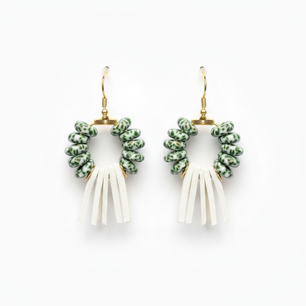 The Emerald Frequency Earrings - ZOHARAS VOGUE