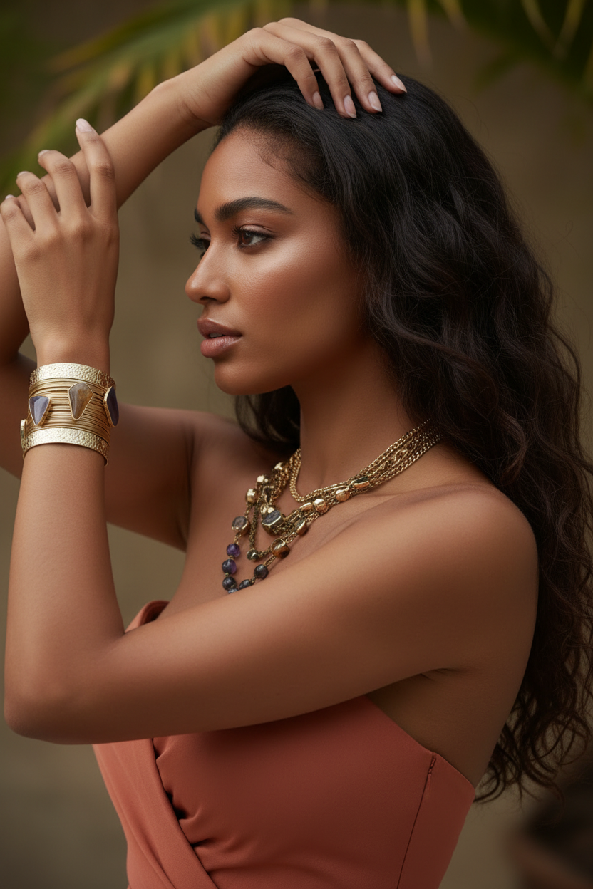 The Obsidian Empress Cuff