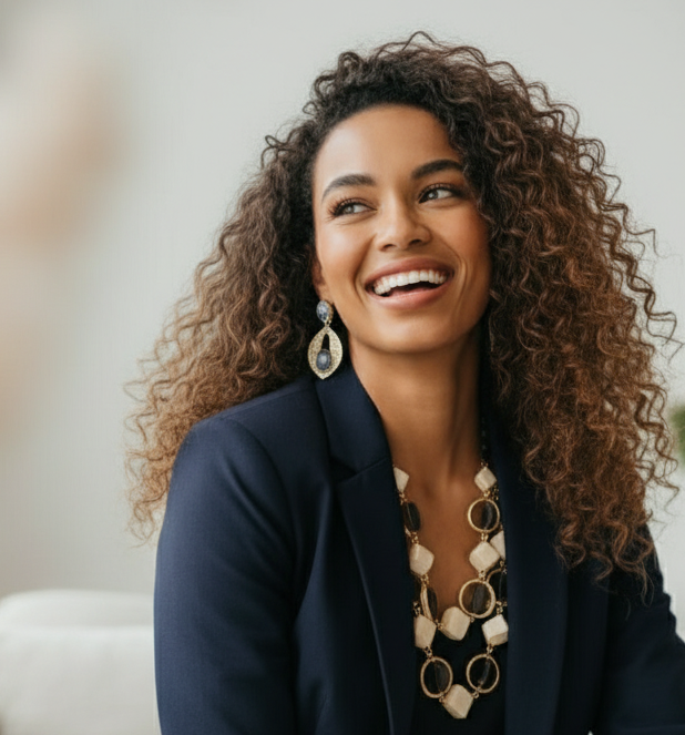 Double-layer statement necklace made of Gmelina arborea wood, glossy resin, seabeads, and textured raffia with bold geometric shapes.ZoharasVogue