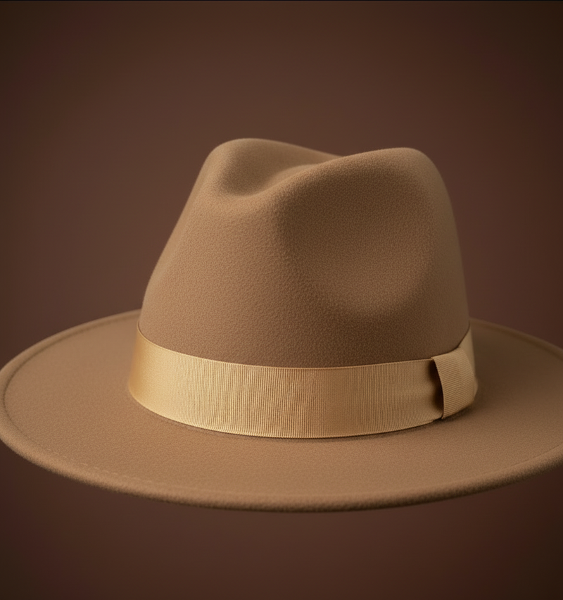 ZoharasVogue Fedora hat on display 