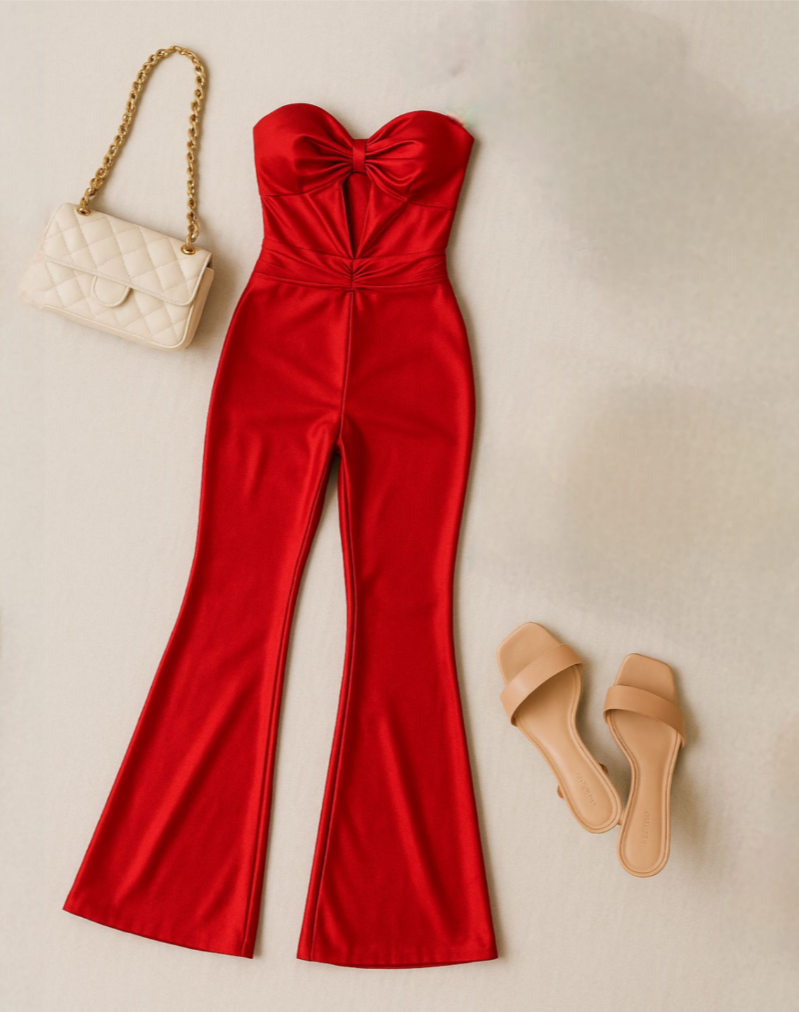 Aara Satin Jumpsuit ZOHARAS VOGUE