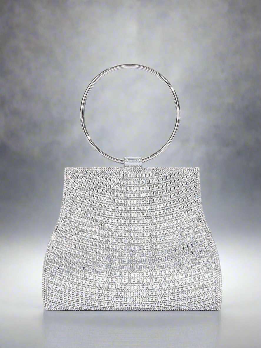 Bella Silver Chain Bag