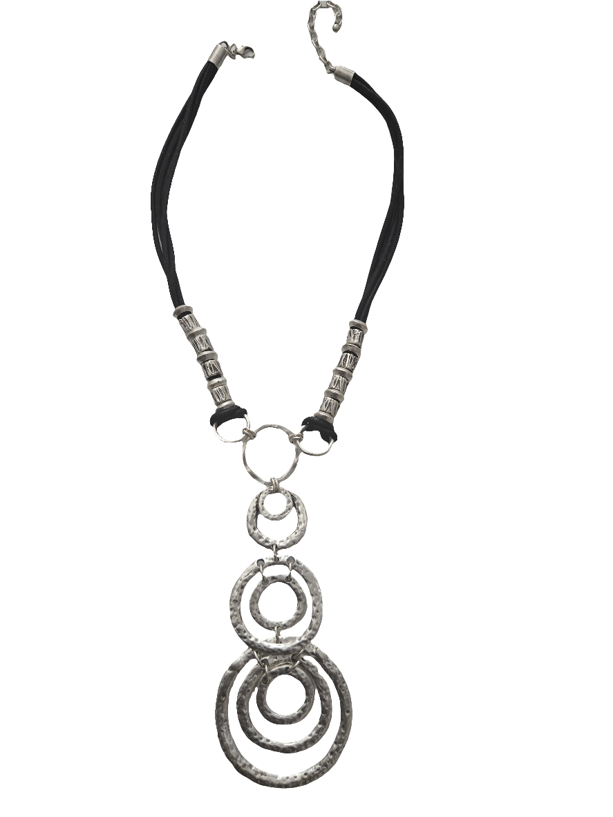 Silver Boho Echo Necklace