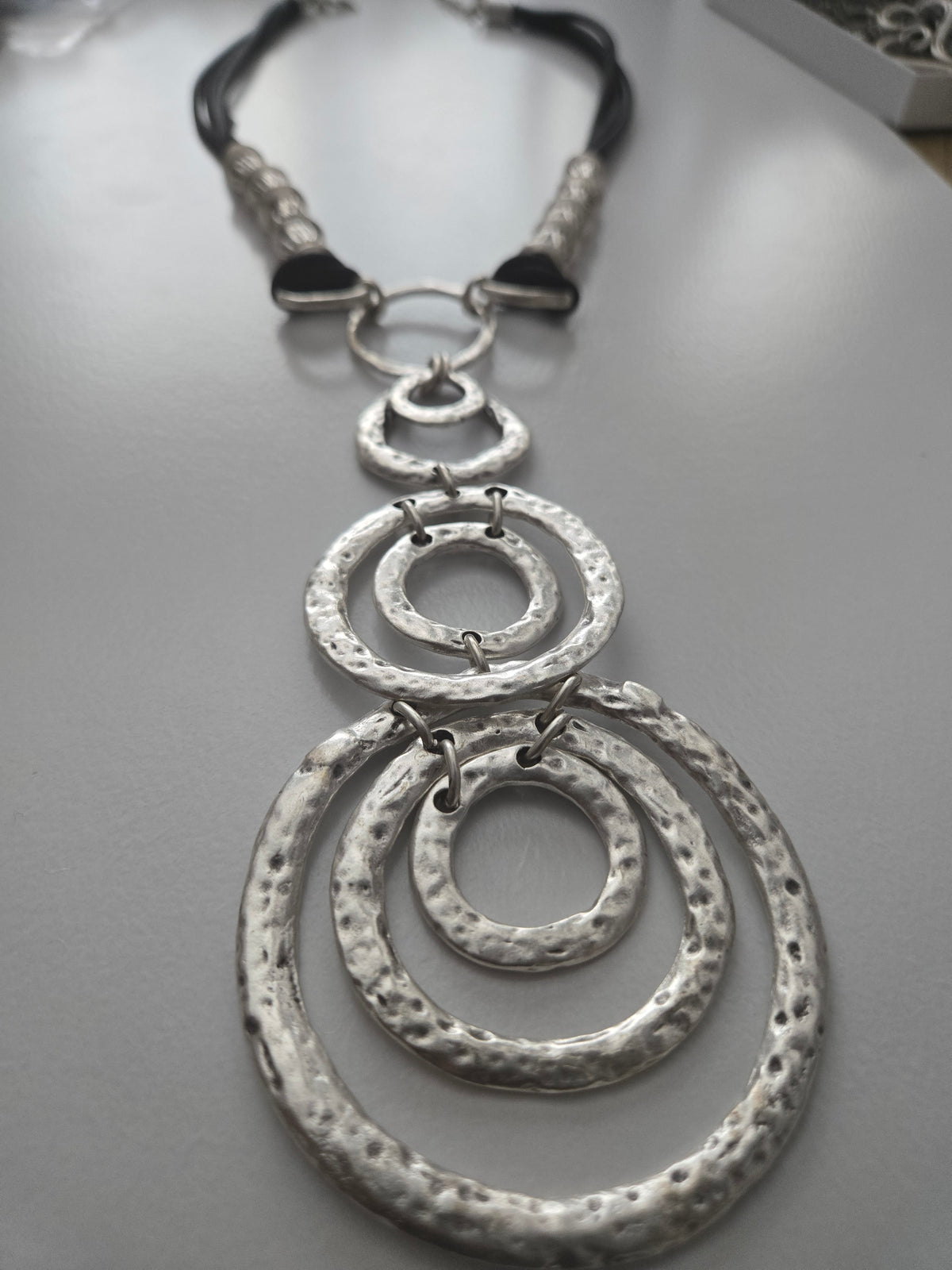 Silver Boho Echo Necklace