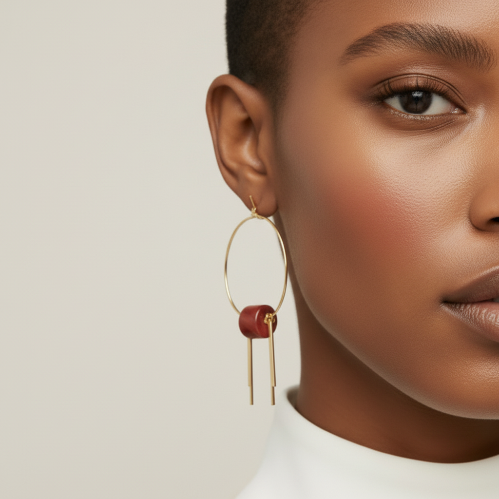 Elena Hoops Earrings - ZOHARAS VOGUE