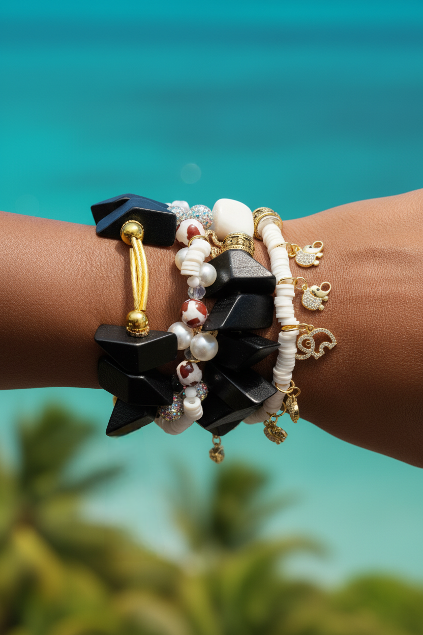 Obsidian Empress Stack Bracelets - ZOHARAS VOGUE