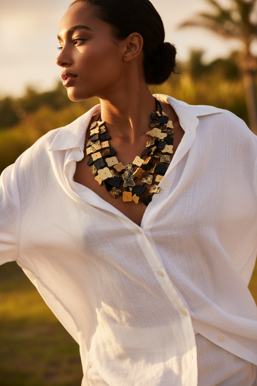 The Unscripted Geometry Necklace - ZOHARAS VOGUE
