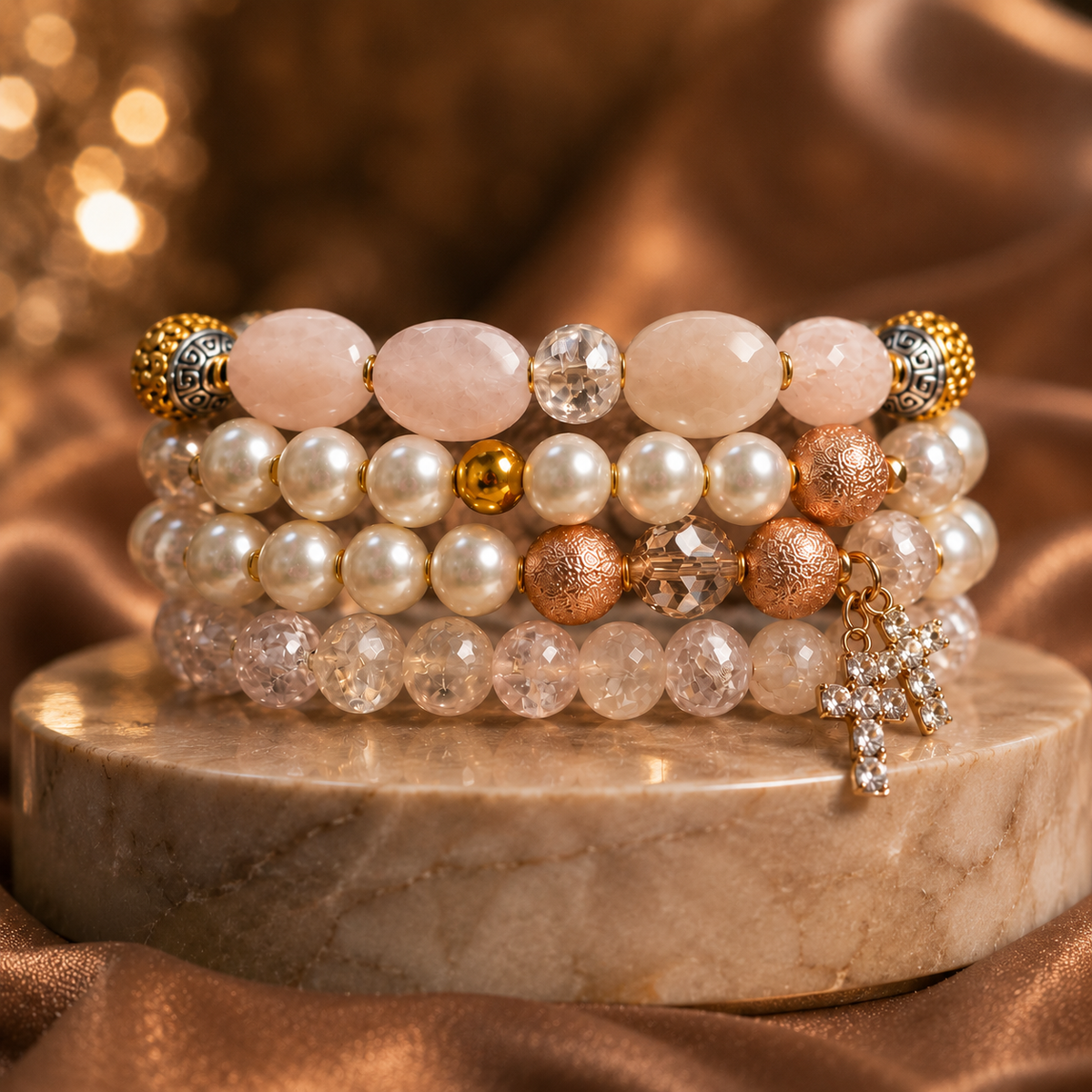 Radiant Grace Beaded Bracelet - ZOHARAS VOGUE
