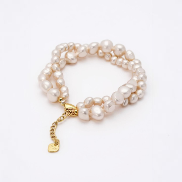 White Rice Pearl Bracelet