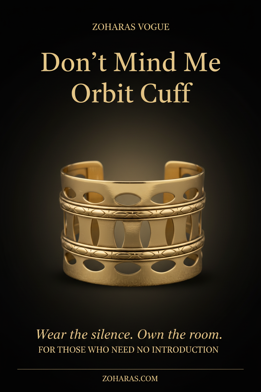 "Don't Mind Me" Orbit Cuff - ZOHARAS VOGUE