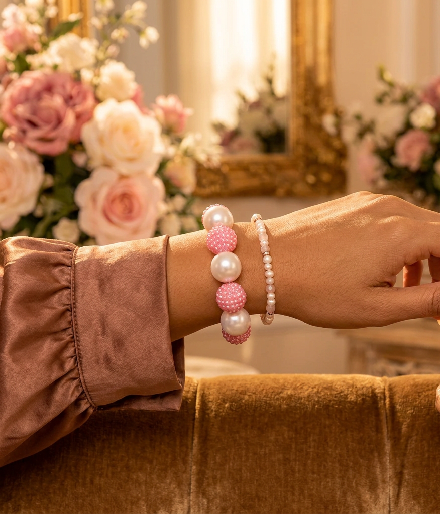 Blush Radiance Sparkle Bracelet