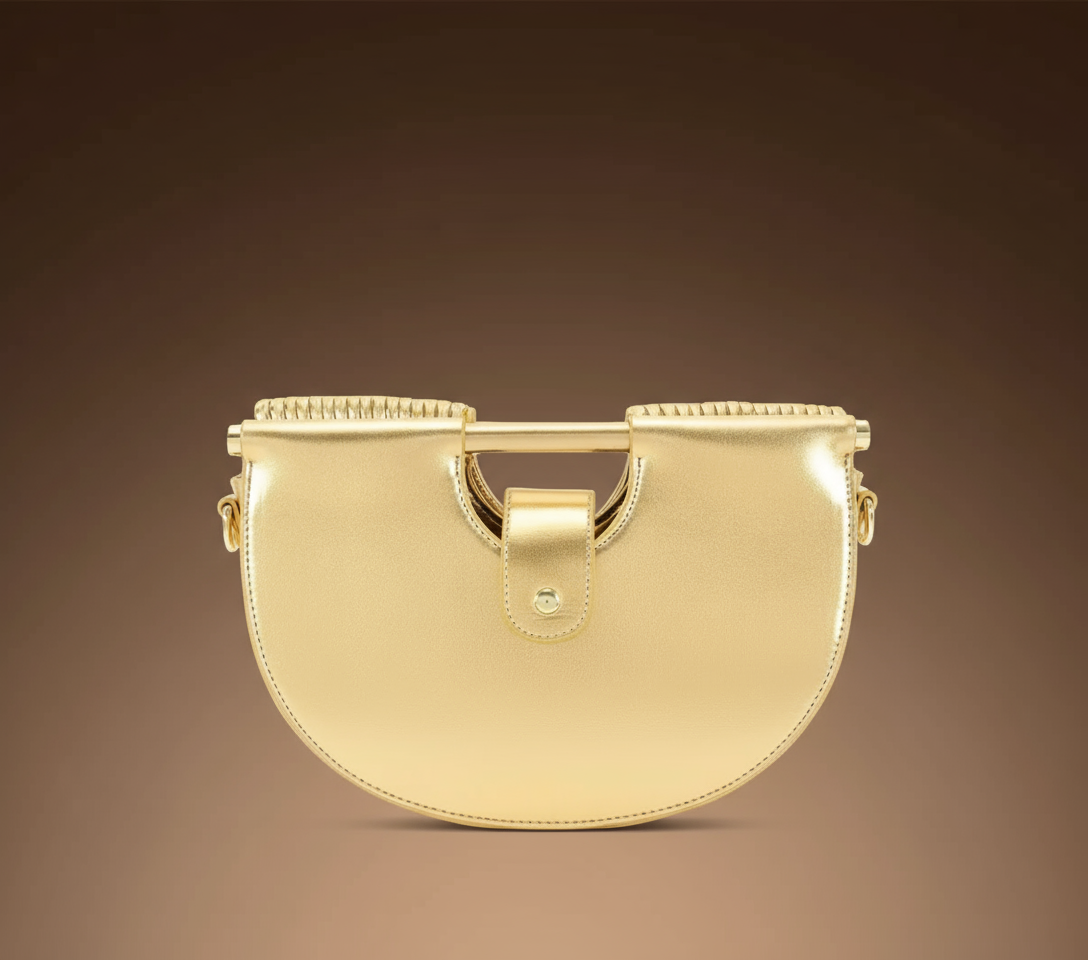 Aurielle Metallic Noodle Bag