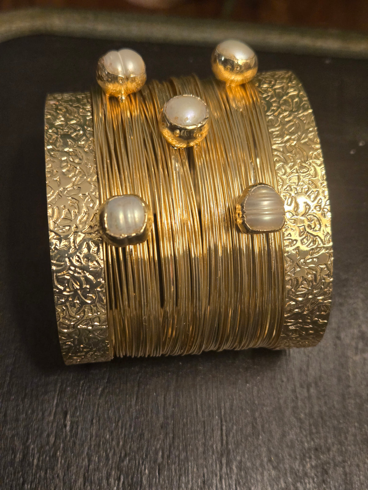 Mira Pearl Cuff