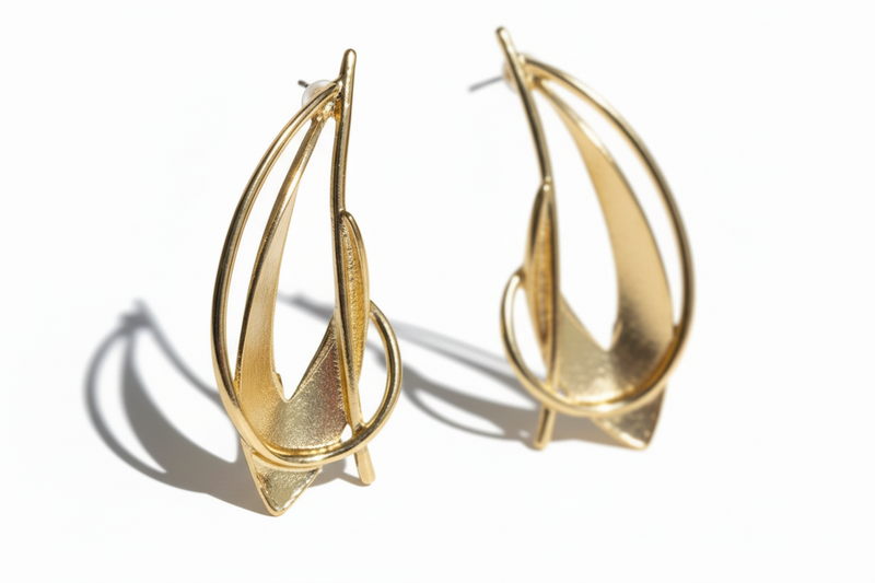 The Lyra Sculptural Hoops - ZOHARAS VOGUE