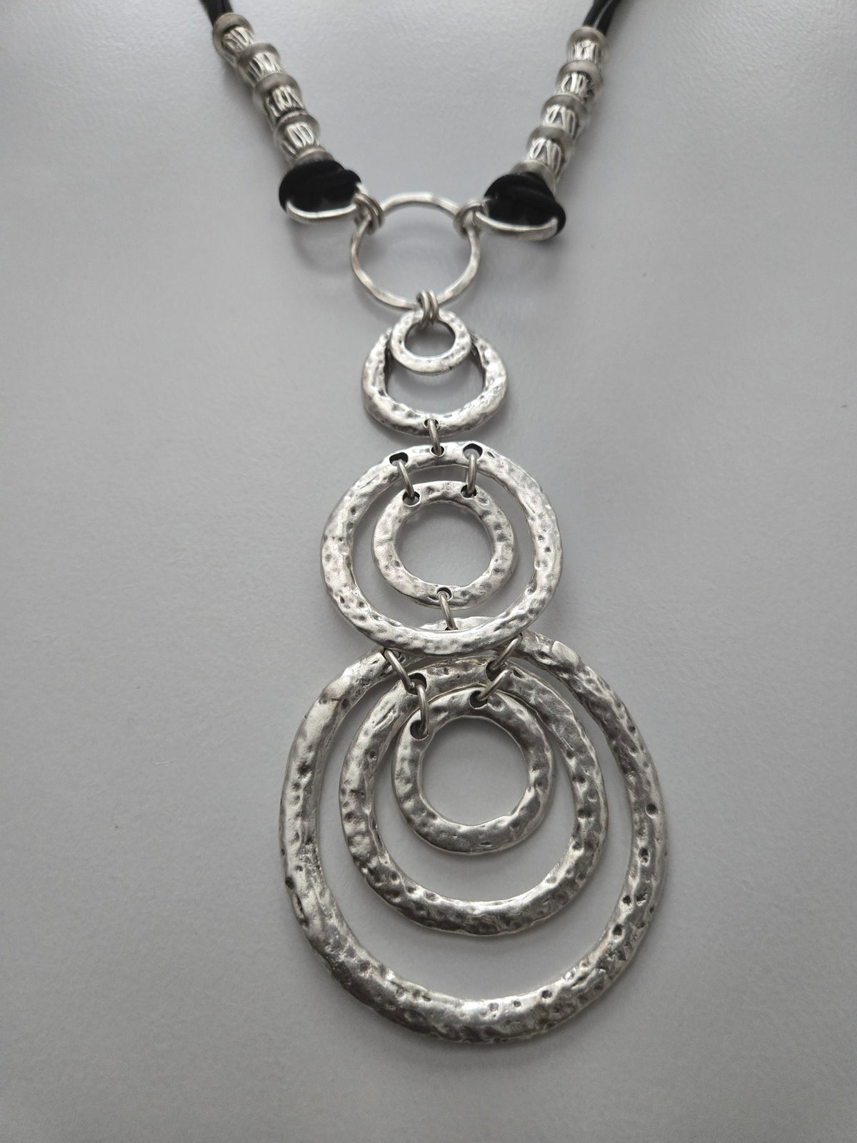 Silver Boho Echo Necklace