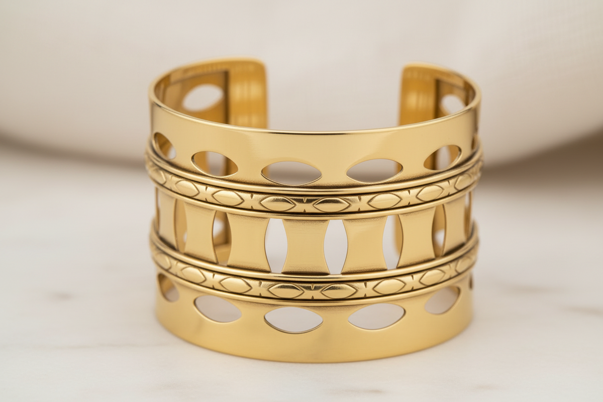 The Aurelia Orbit Cuff Bracelet