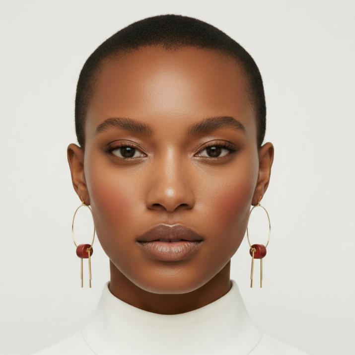 Elena Hoops Earrings - ZOHARAS VOGUE