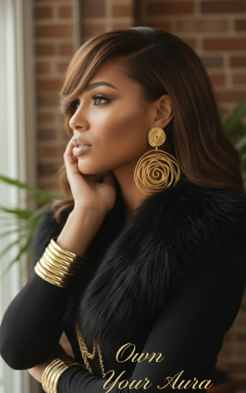 The Gilded Bloom Statement Earrings