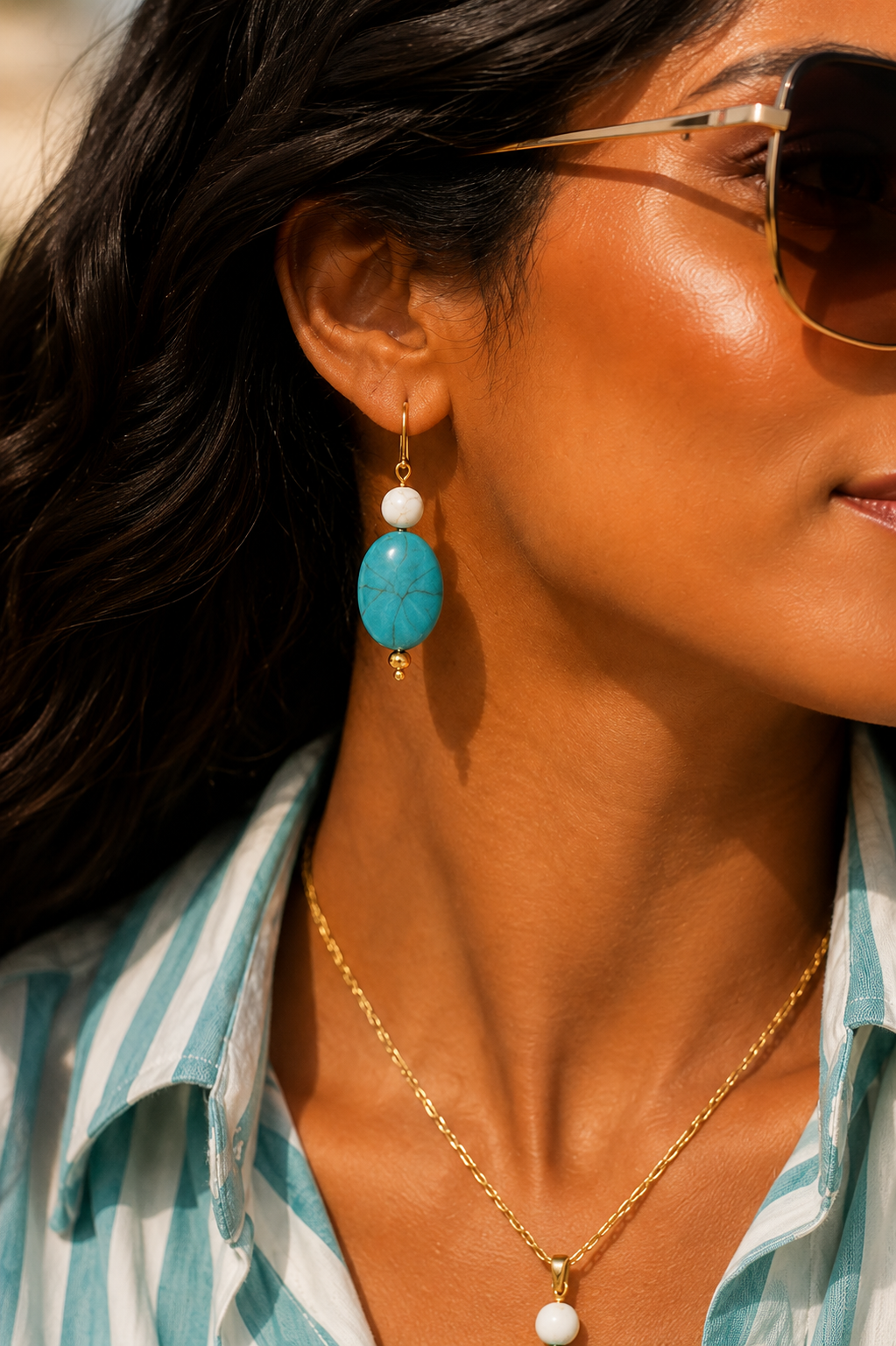 Ocean Royalty™ Azure Drop Earrings