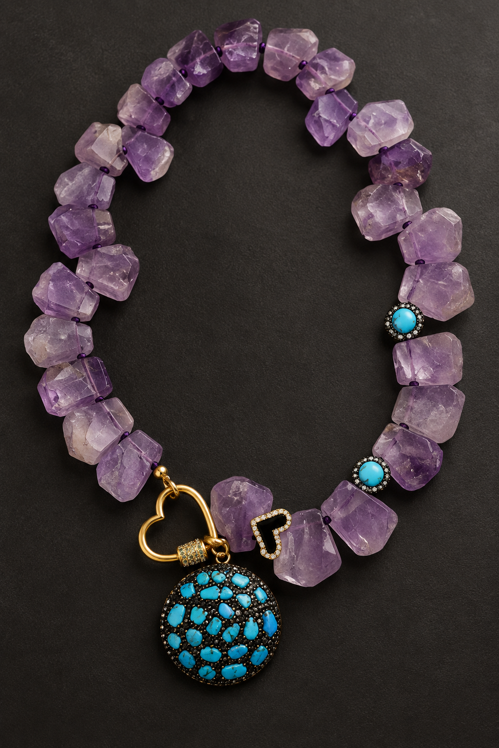 Violet Muse Statement Necklace
