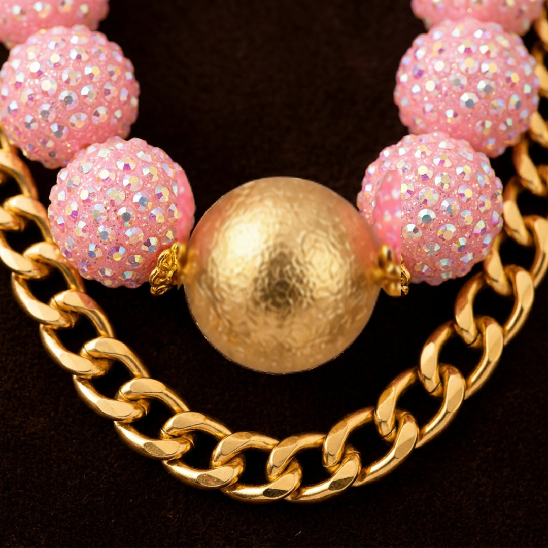 Blush Radiance Layered Necklace
