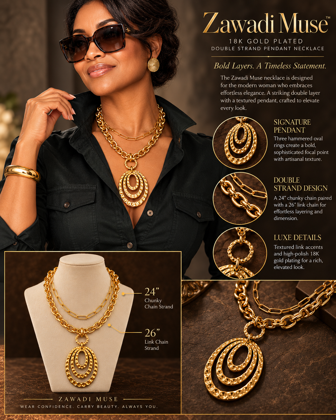 Zawadi Muse Necklace - ZOHARAS VOGUE
