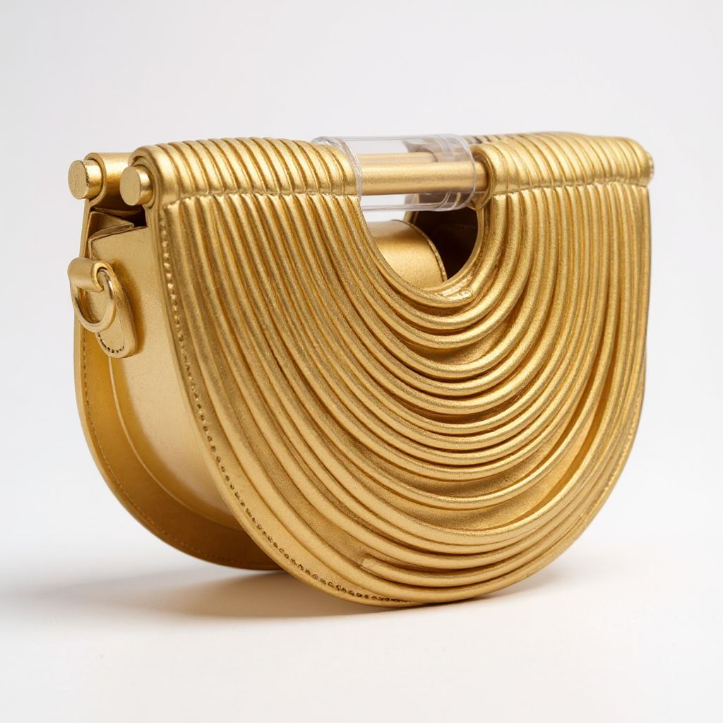 Aurielle Metallic Noodle Bag