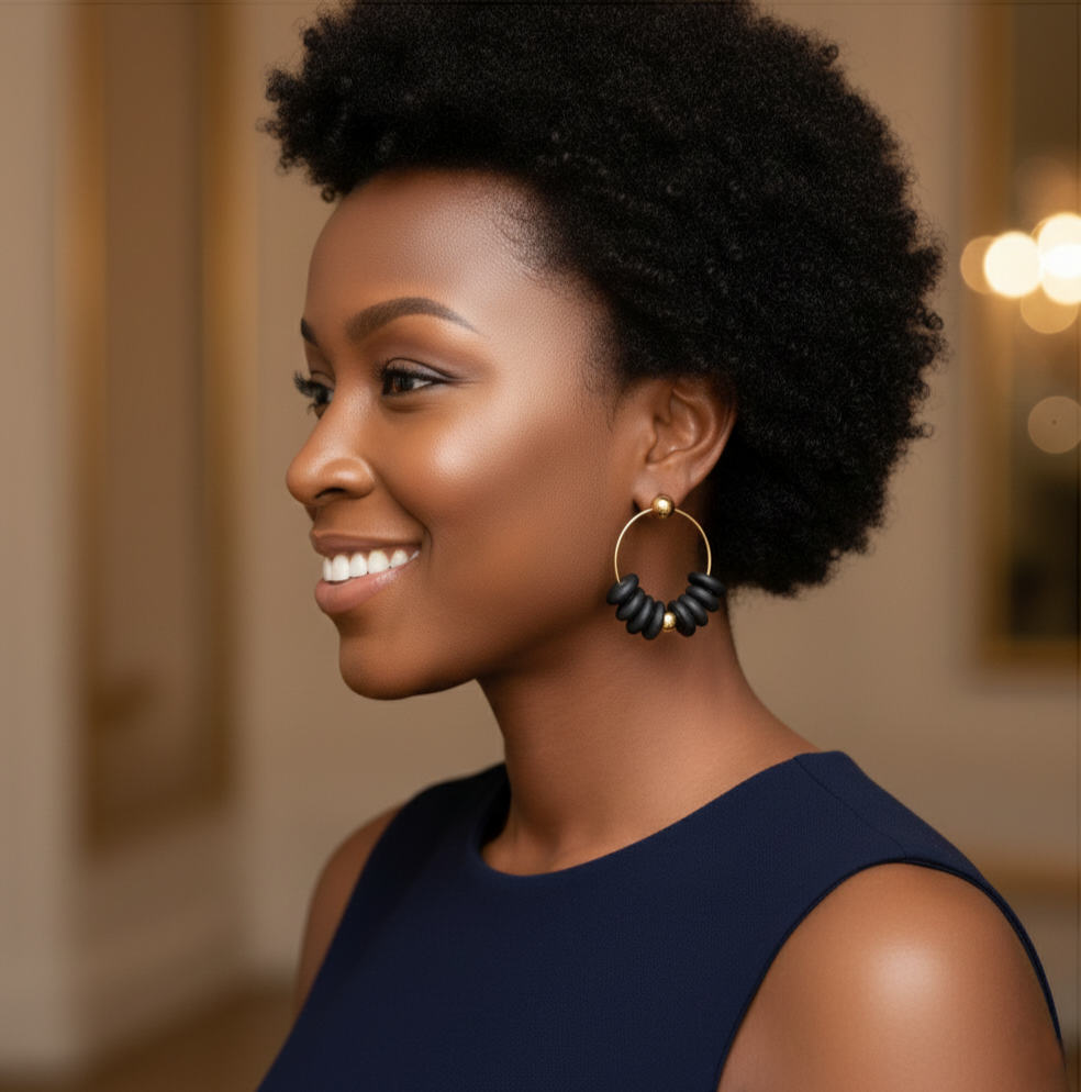 Obsidian Rhythm Hoops