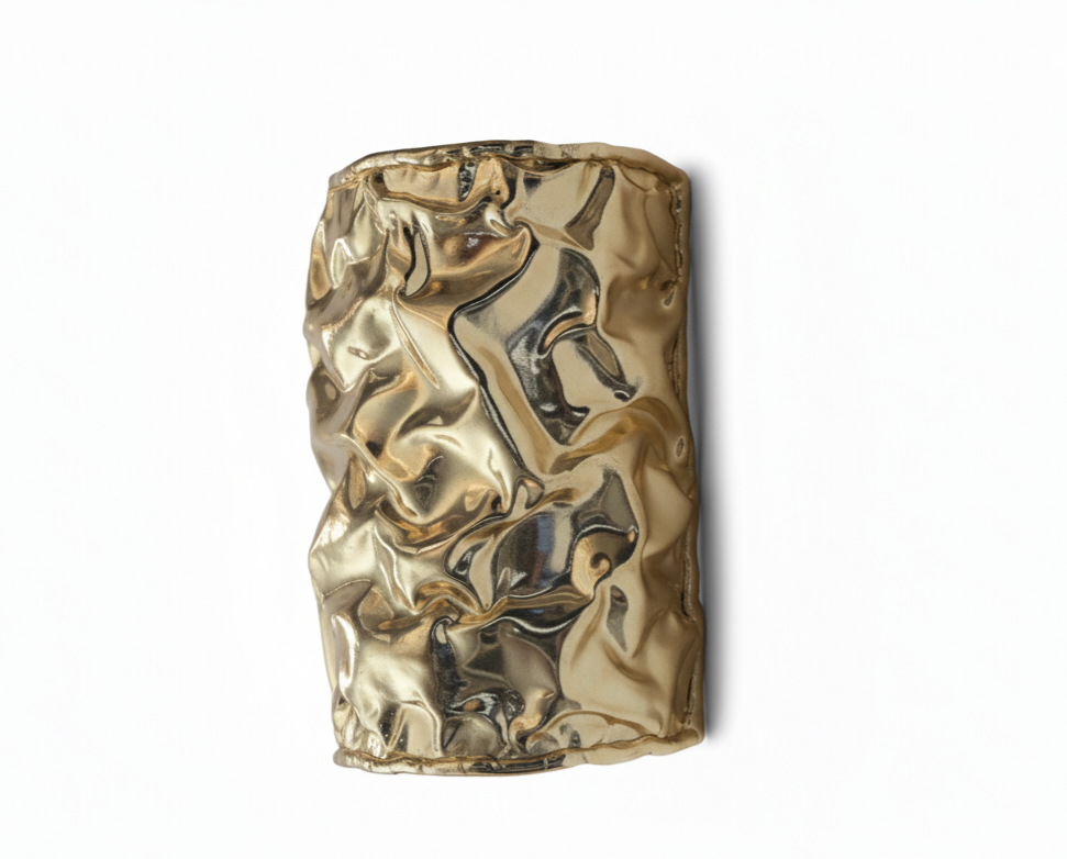 Solara Hammered Gold Cuff