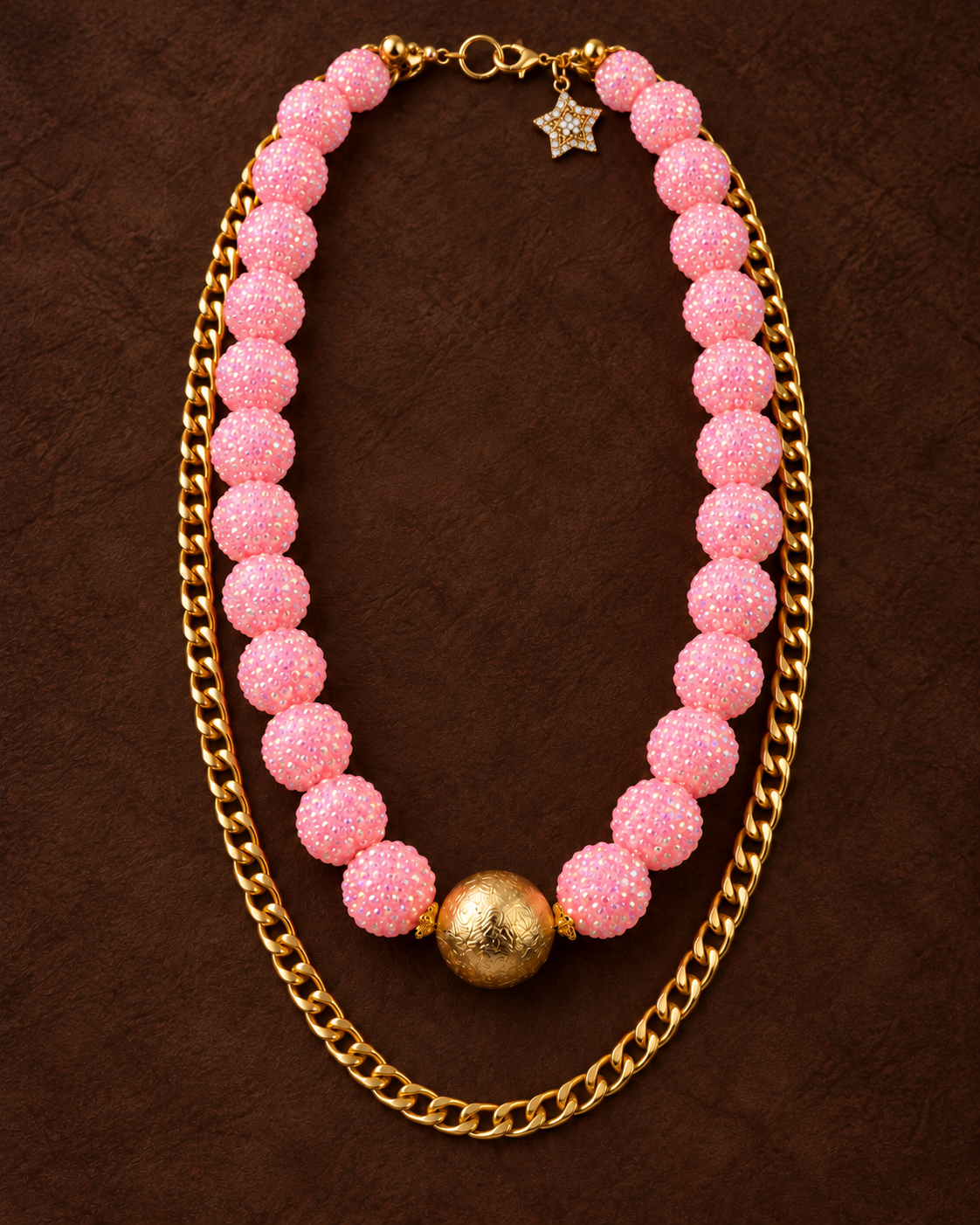 Blush Radiance Layered Necklace