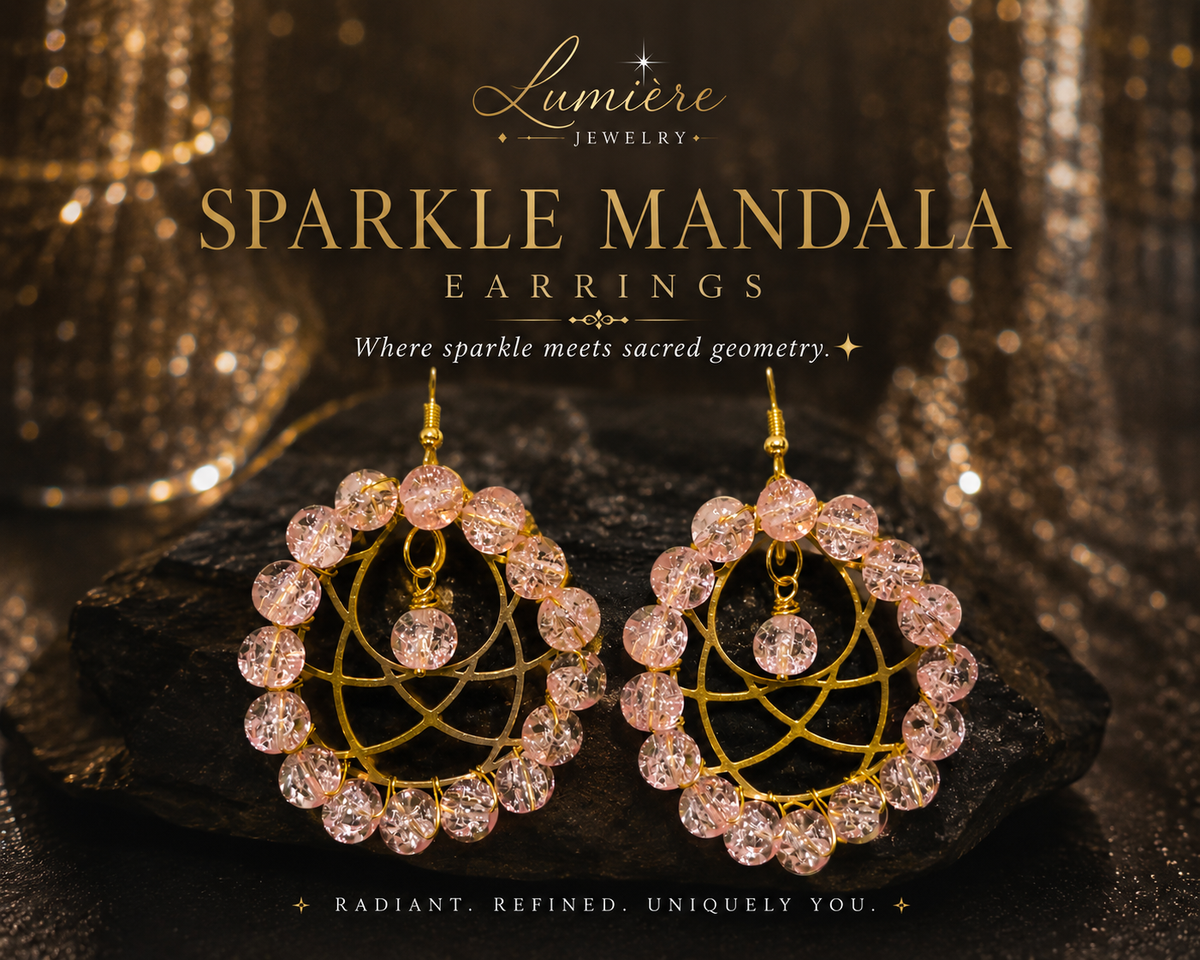 Sparkle Mandala Earrings - ZOHARAS VOGUE