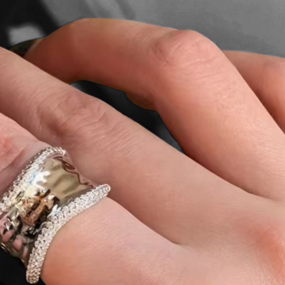 Luxe Geometric Open Ring