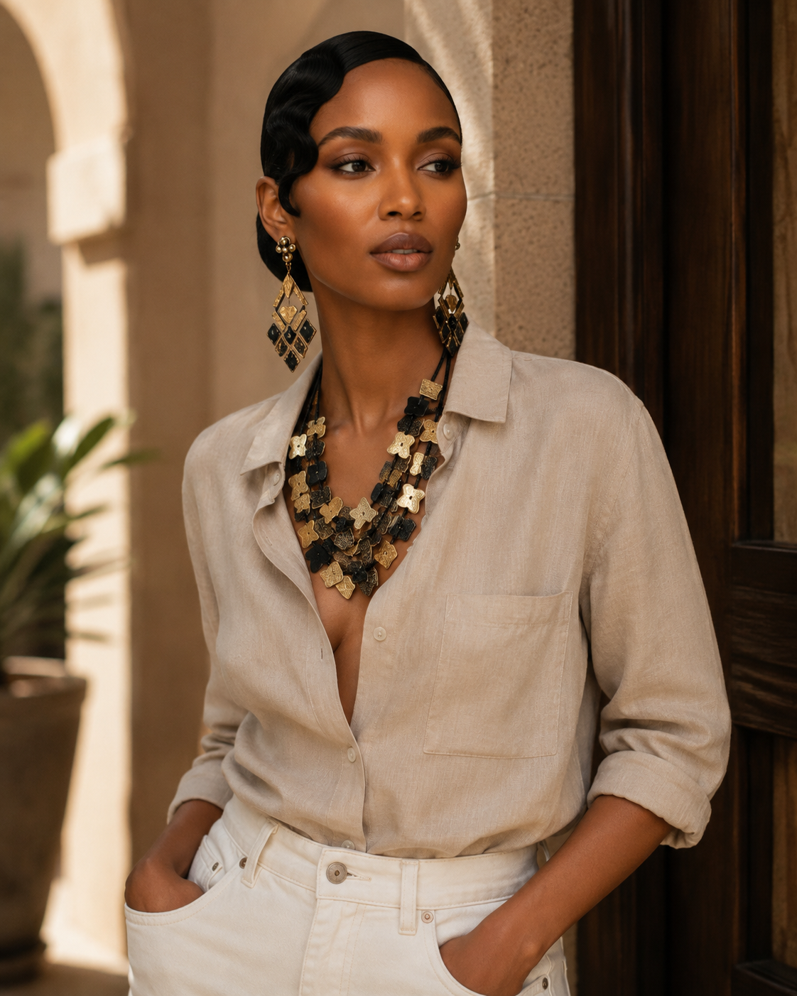 The Unscripted Geometry Necklace