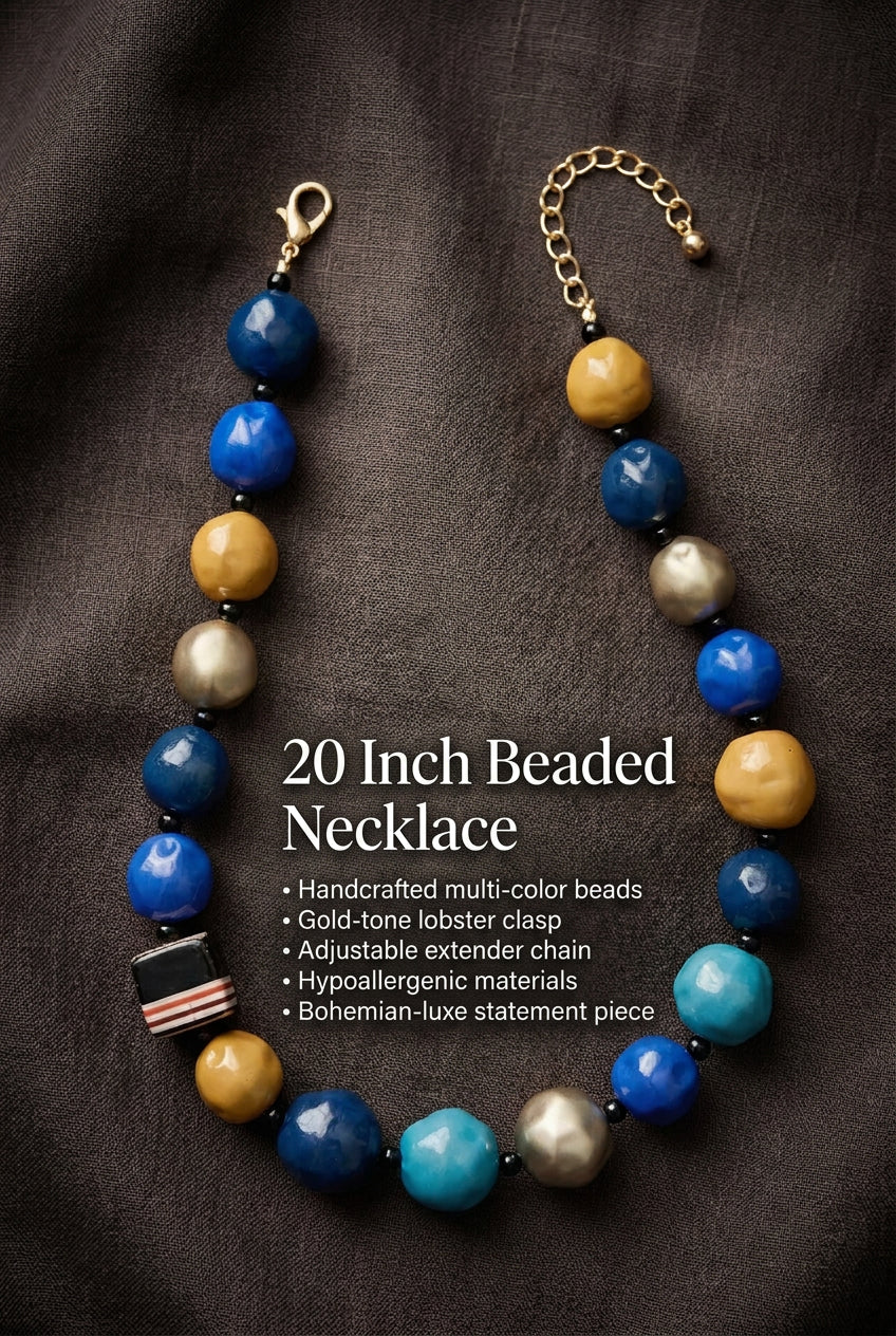 Ayana Cobalt Necklace - ZOHARAS VOGUE