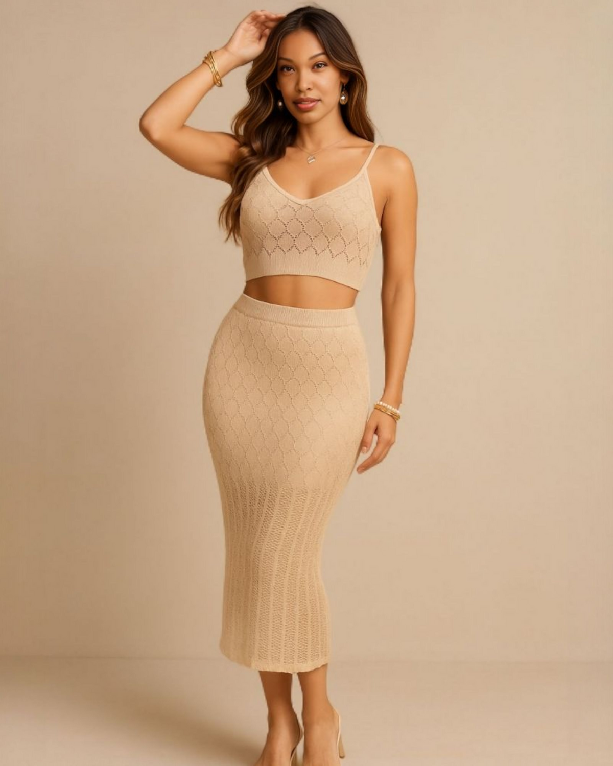 Zariah Mesh Two Piece Trendsi