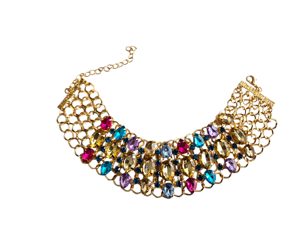 Envy Crystal Lattice Choker | Statement Jewelry by Zoharas
