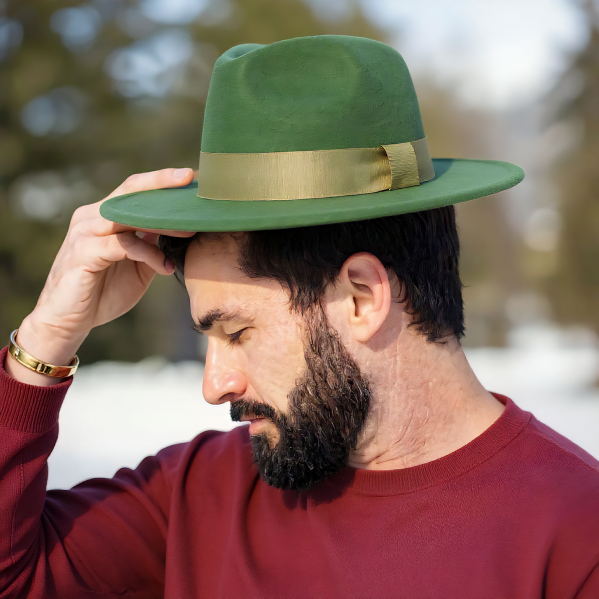 Majestic Fedora Brim