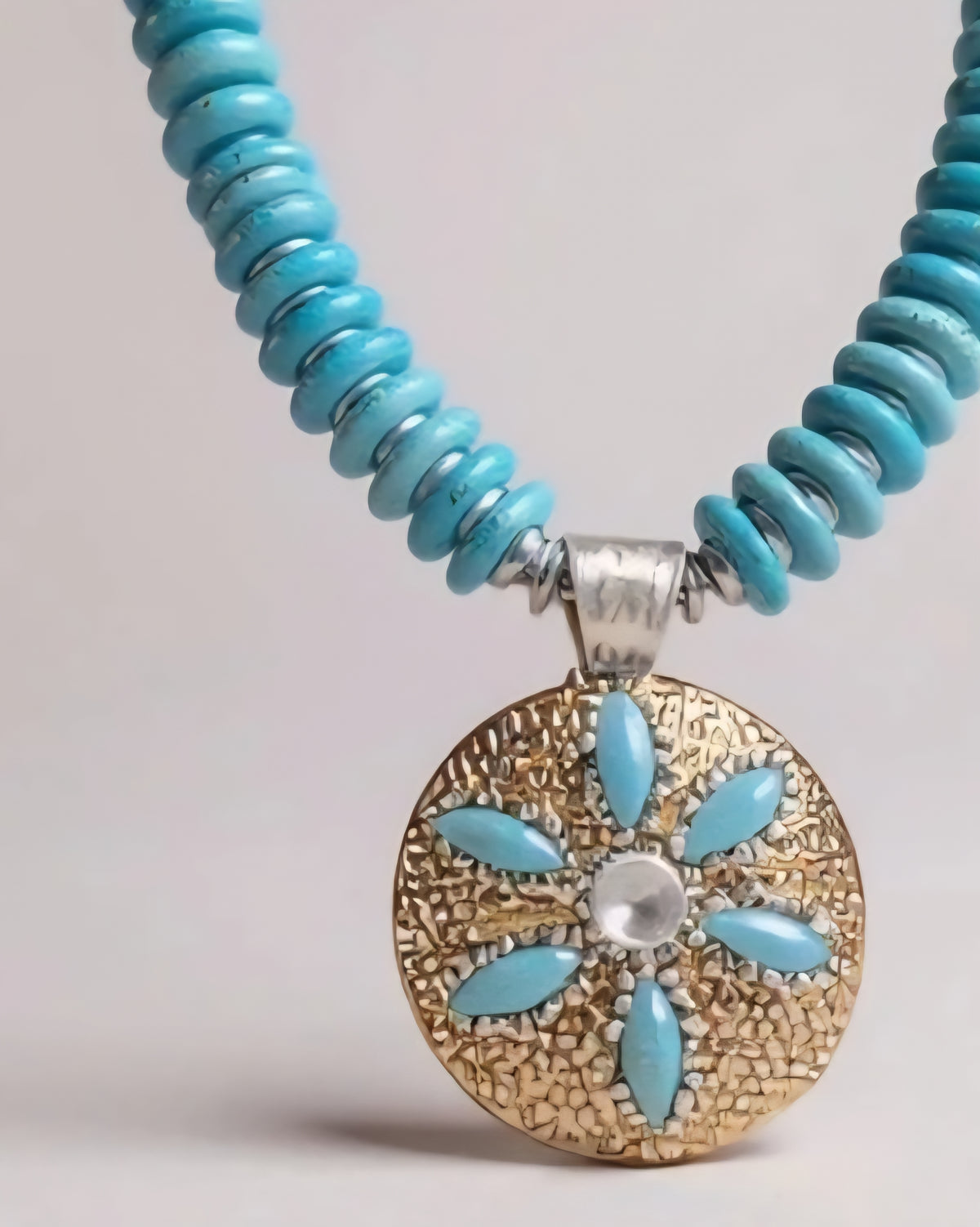 Turquoise Seashell Necklace